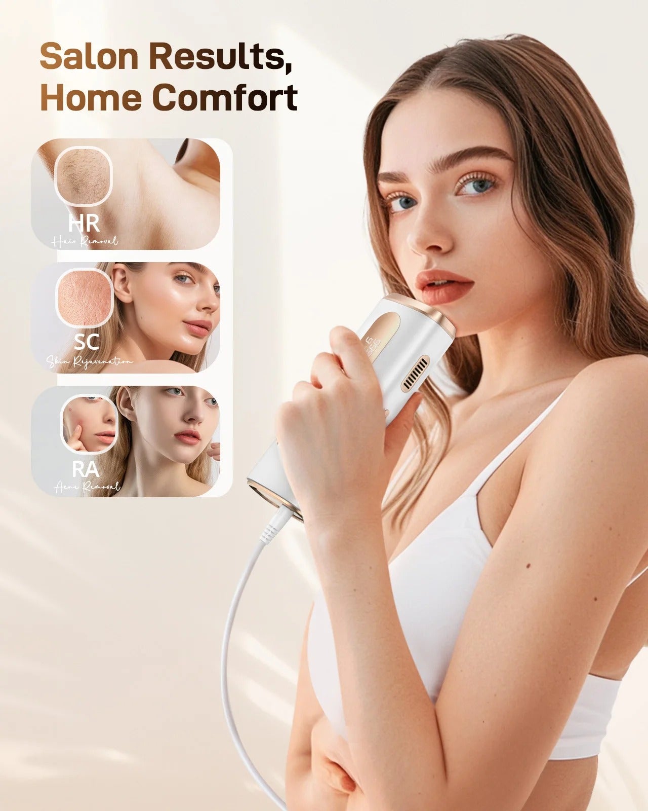 EVUREA Ice Pro IPL Hair Removal Device
