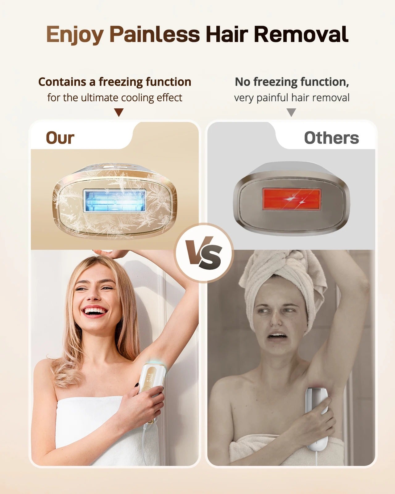 EVUREA Ice Pro IPL Hair Removal Device