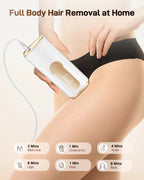 EVUREA Ice Pro — At-Home IPL Hair Removal with Ice Cooling
